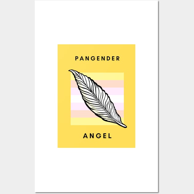 Pangender Angel Wall Art by RainbowStudios